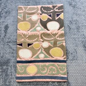 Pottery Barn Embroidered Suzani Style Pillow Cover with zip closure